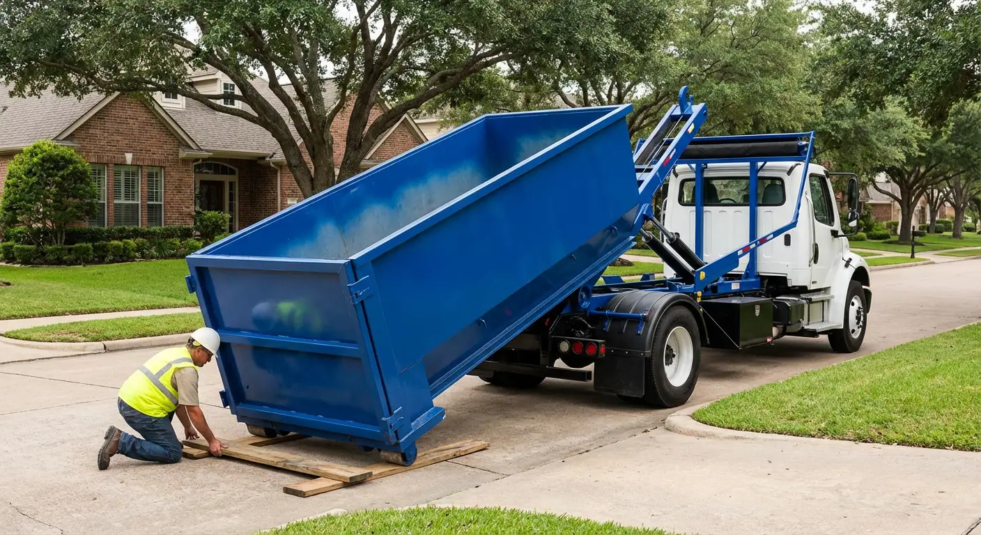 Roll-off dumpster rental services in Downtown Pensacola