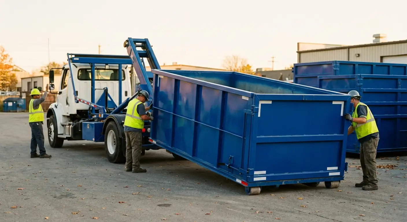 Commercial waste management and dumpster rental logistics in Pensacola, FL