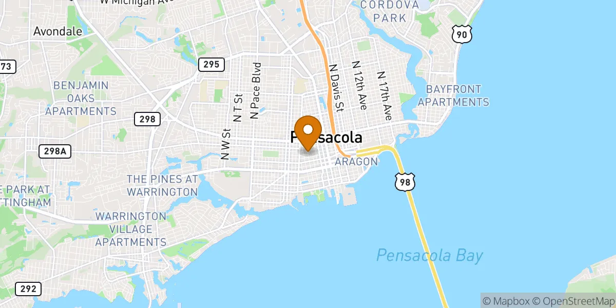  neighborhood map in Pensacola, FL